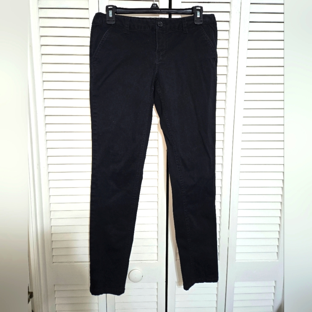 Mossimo Supply Co Women's 7 Slim Skinny Black Pants
